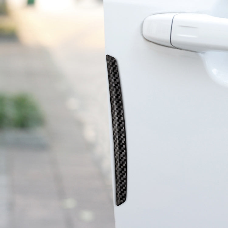 3 Sets DM-047 Rearview Mirror Carbon Fiber Anti-Scratch Door Anti-Collision Strip