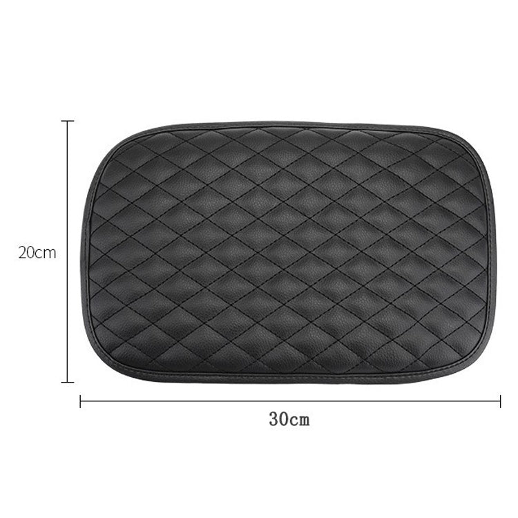 Leather Car Universal Central Armrests Pad Anti-Slip Armrest Box Mat