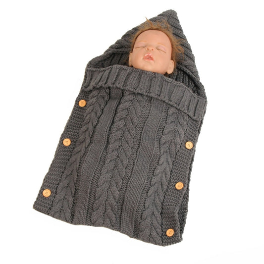 Zzsd0002 Autumn / Winter Baby Knitted Woolen Button Sleeping Bag Photography Blanket Stroller Sleeping Bag, Zzsd0002 Dark Gray, Zzsd0002 Black, Zzsd0002 Beige, Zzsd0002 Sapphire, Zzsd0002 Cream White, Zzsd0002 Big Red