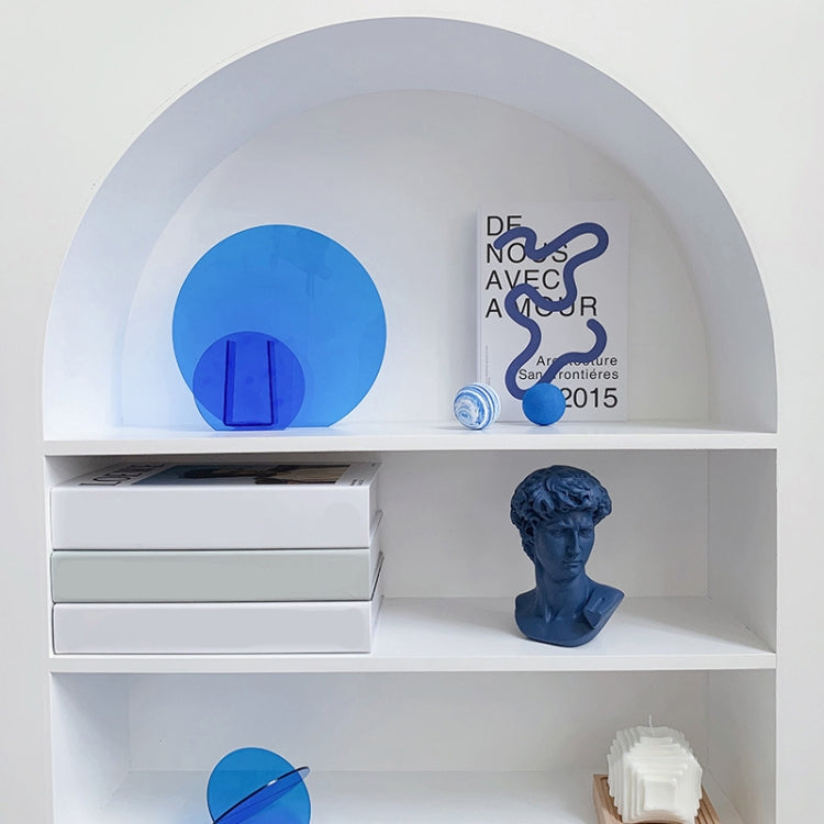 Blue Ball Magic Square Studio Background Ornament Photo Props