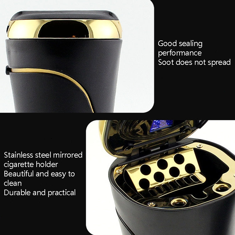 N09C Car Ashtray With Lamp And Cover Car Ashtray