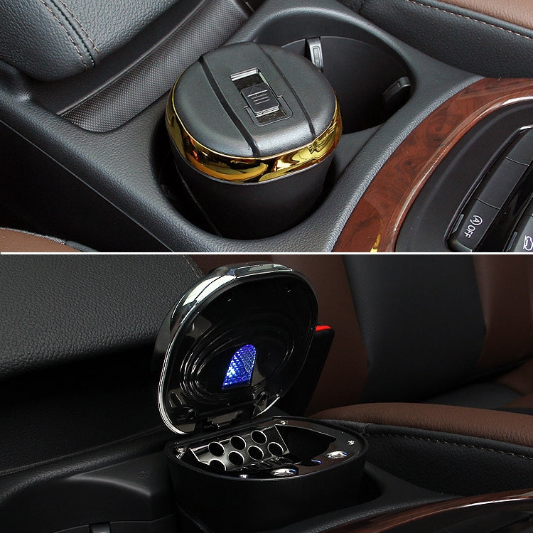 N09C Car Ashtray With Lamp And Cover Car Ashtray