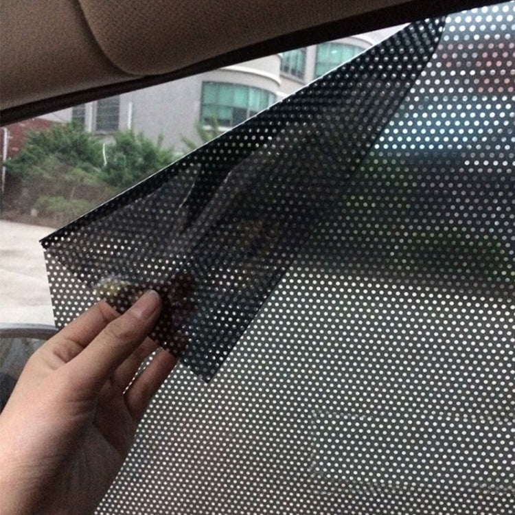 Car Electrostatic Sunshade Stickers Window Glass Sunscreen Heat Insulation Stickers Taiwanese Point Hole Film