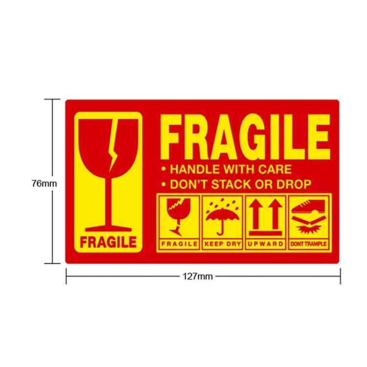 Caution Warning Packaging Transportation Sticker Label Fragile Stickers