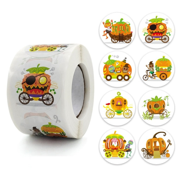 Halloween Pumpkin Car Sticker Holiday Gift Craft Decoration Sticker