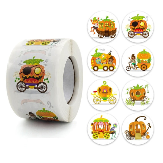 Halloween Pumpkin Car Sticker Holiday Gift Craft Decoration Sticker