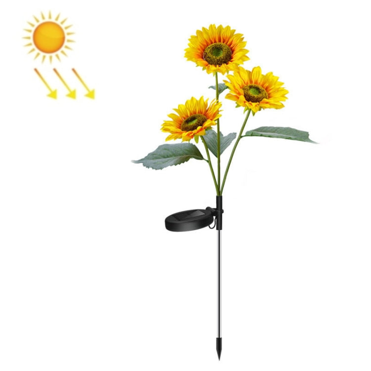 Solar Sunflower Decoration Light LED Garden Lawn Landscape Light