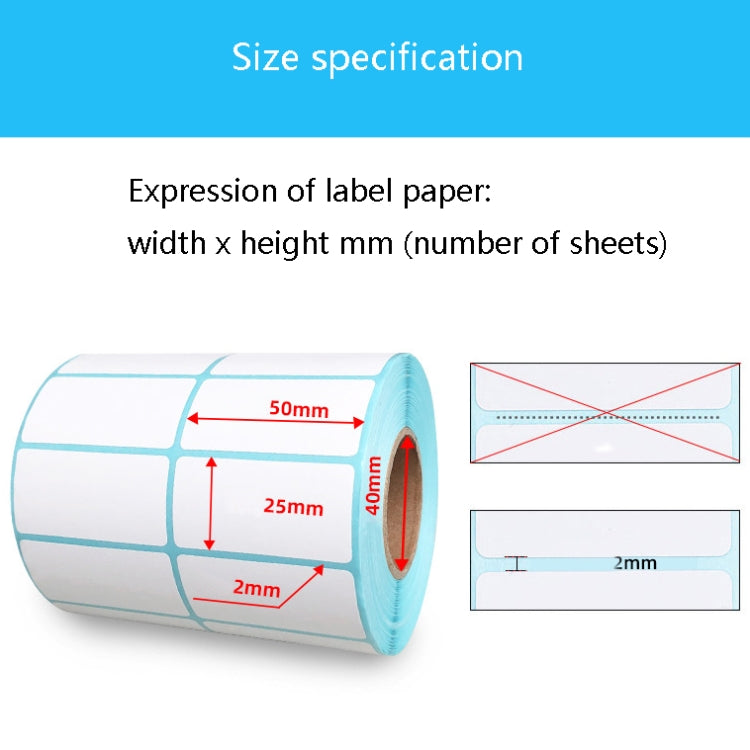 Sc5030 Double-Row Three-Proof Thermal Paper Waterproof Barcode Sticker