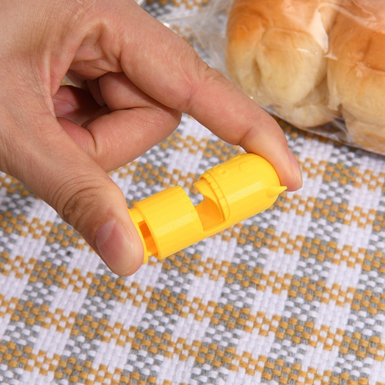 10 PCS H011 Food Preservation And Moisture-Proof Sealing Elastic Clip Snack Food Sealing Clip