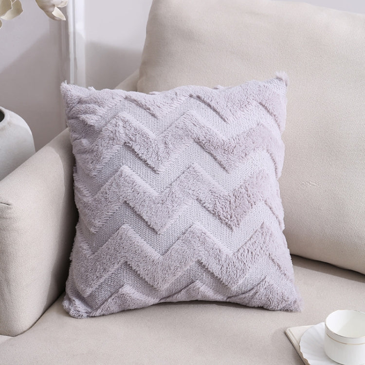 Double-Sided Plush Pillow Home Sofa Cushion Pillowcase