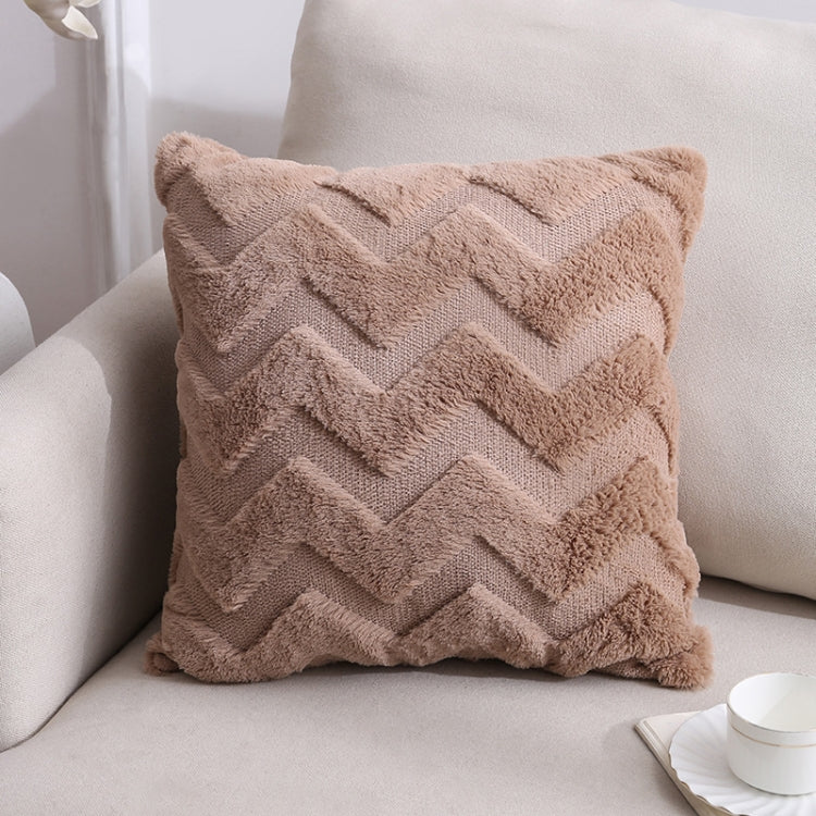 Double-Sided Plush Pillow Home Sofa Cushion Pillowcase