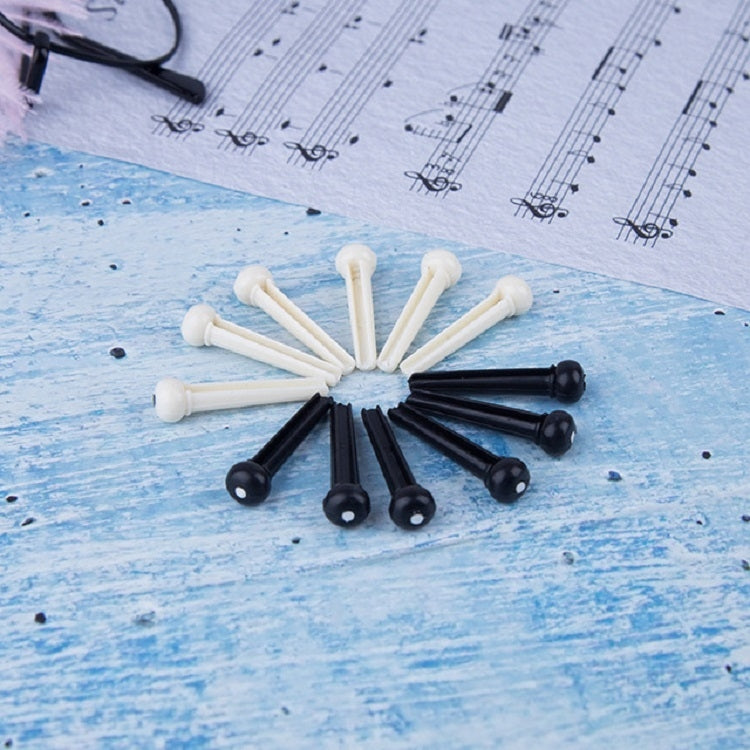 100 PCS Plastic Conical Cone String Nail for Guitar