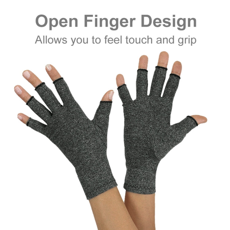 Half Finger Cycling Gloves Arthritis Pressure Health Gloves High Elastic Breathable Anti-edema Rehabilitation Riding Glov