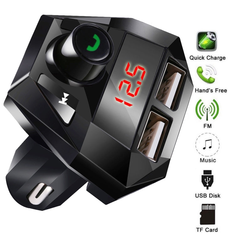 G18 Car Bluetooth Hands-Free MP3 Player Dual USB Bluetooth Charge FM Transmitter Bluetooth Receiver