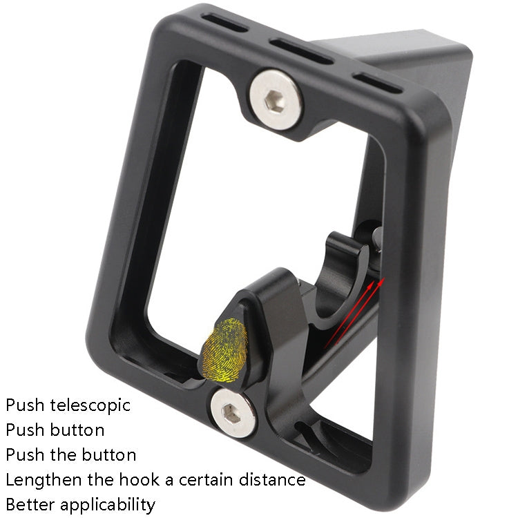 Litepro Split Pig Nose Rest Aluminum Alloy Front Shelf Installed Seat