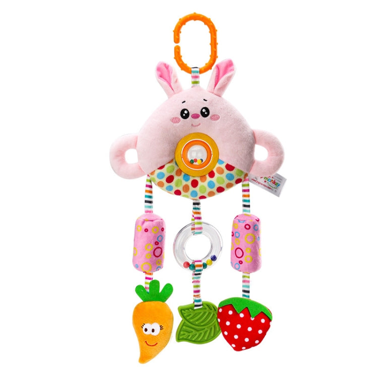 Stroller Toy 0-1 Year Old Bed Hanging Turn Bead Doll Baby Bed Bell Plush Rattle