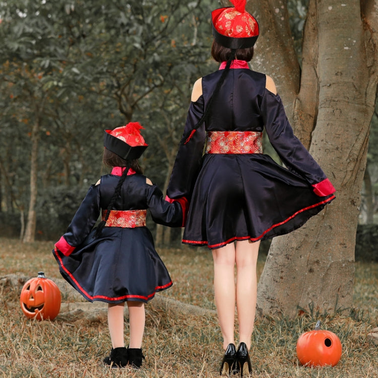 5812 Children Halloween Costumes Nightclubs Bars Carnival Parties Funny Role-Playing Horror Qing Dynasty Zombie Costumes