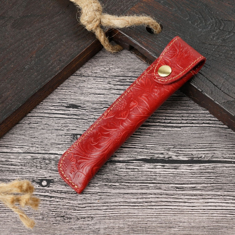 Pen Bag Personality Retro Pure Handmade First Layer Leather Pen Case Protective Cover