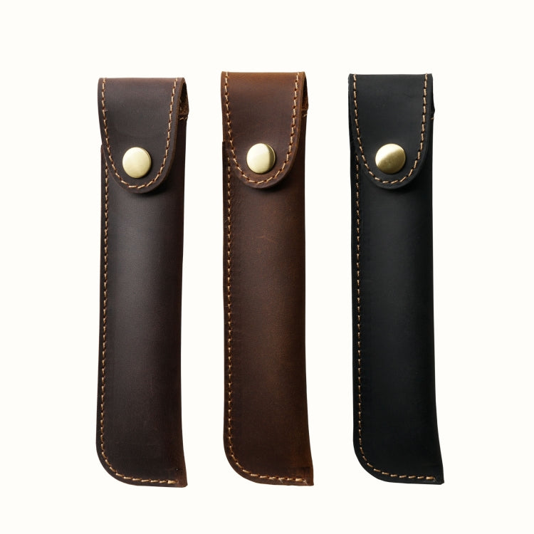 Pen Bag Personality Retro Pure Handmade First Layer Leather Pen Case Protective Cover