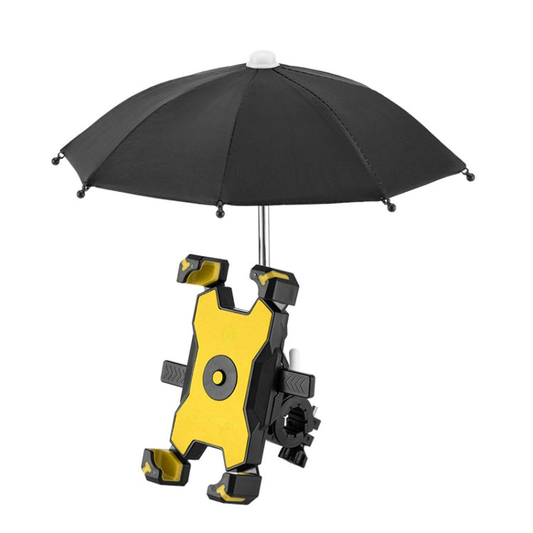 CYCLINGBOX Bicycle Mobile Phone Bracket With Parasol Rider Mobile Phone Frame, Style: