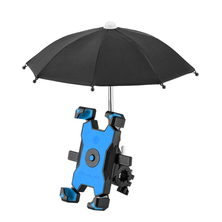 CYCLINGBOX Bicycle Mobile Phone Bracket With Parasol Rider Mobile Phone Frame, Style: