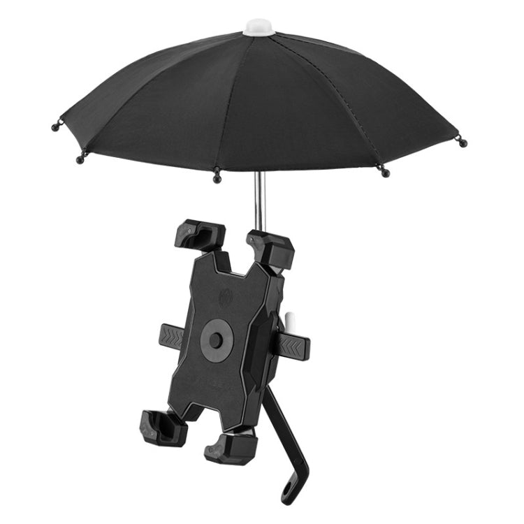 CYCLINGBOX Bicycle Mobile Phone Bracket With Parasol Rider Mobile Phone Frame, Style:
