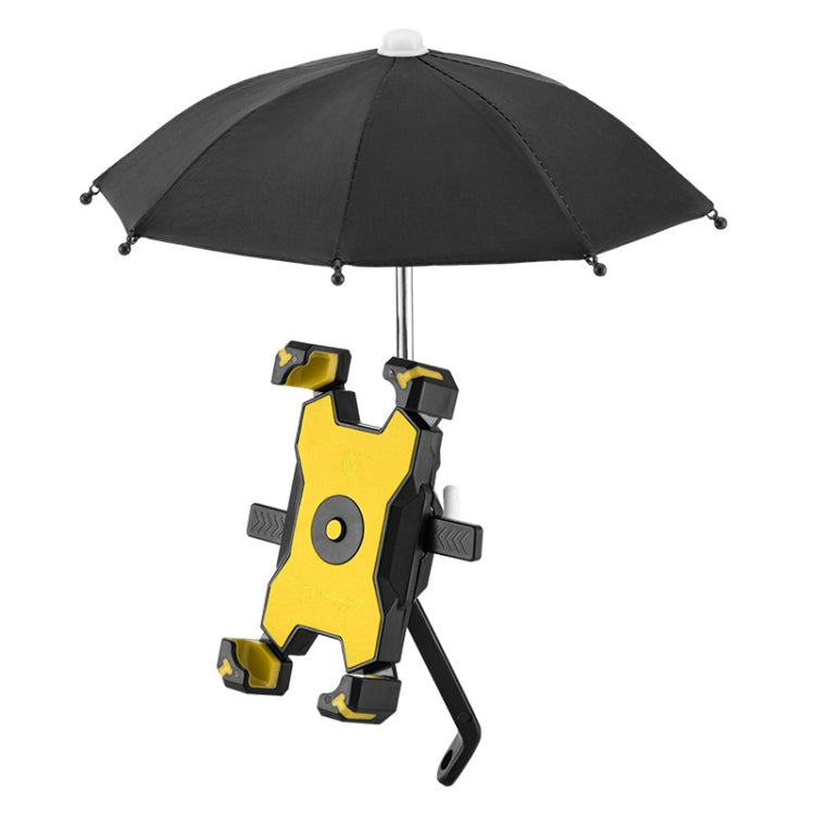 CYCLINGBOX Bicycle Mobile Phone Bracket With Parasol Rider Mobile Phone Frame, Style: