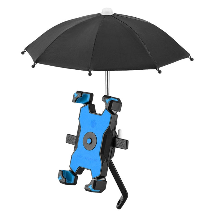 CYCLINGBOX Bicycle Mobile Phone Bracket With Parasol Rider Mobile Phone Frame, Style: