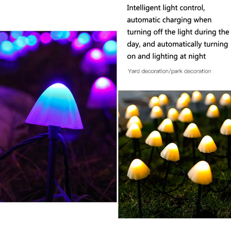Solar Mushroom Lawn Light Outdoor Waterproof Garden Villa Landscape Decorative String Lights