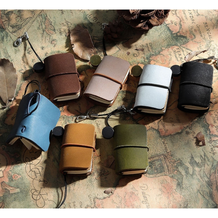 Ultra-Small Mini TN Hand Account Book Leather Notebook Portable Travel Diary