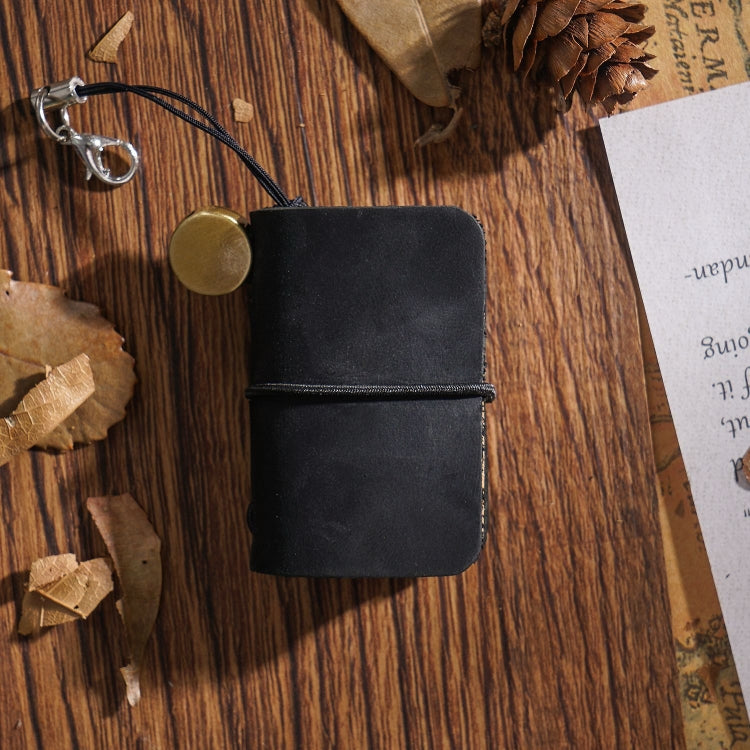 Ultra-Small Mini TN Hand Account Book Leather Notebook Portable Travel Diary