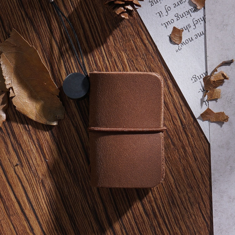 Ultra-Small Mini TN Hand Account Book Leather Notebook Portable Travel Diary