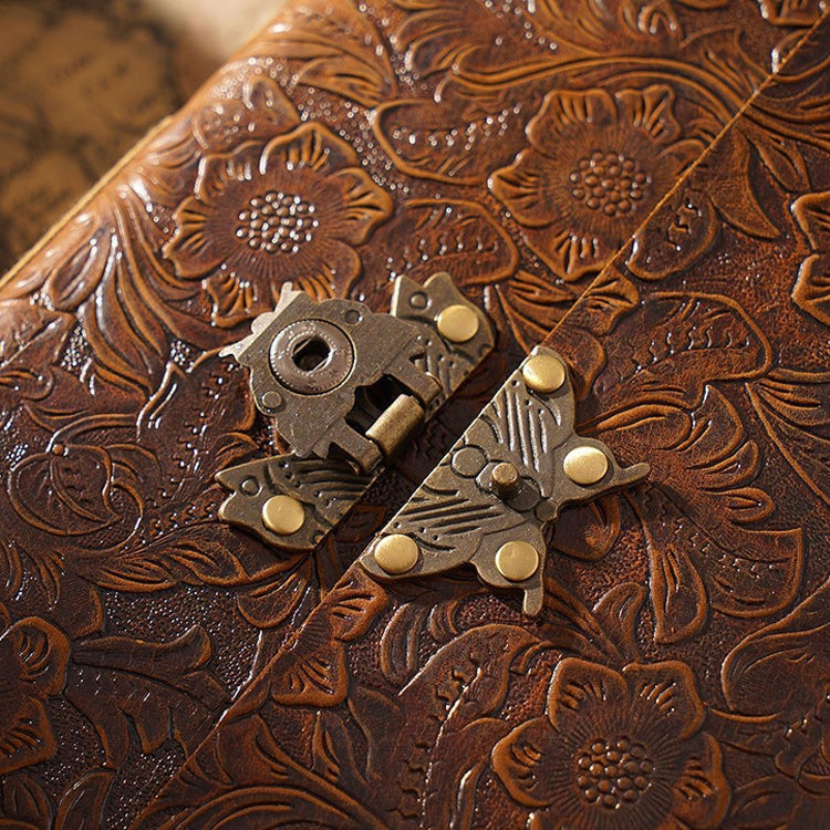 Handmade Sketchbook Cowhide Notebook Retro Notepad Notebook Diary Gift