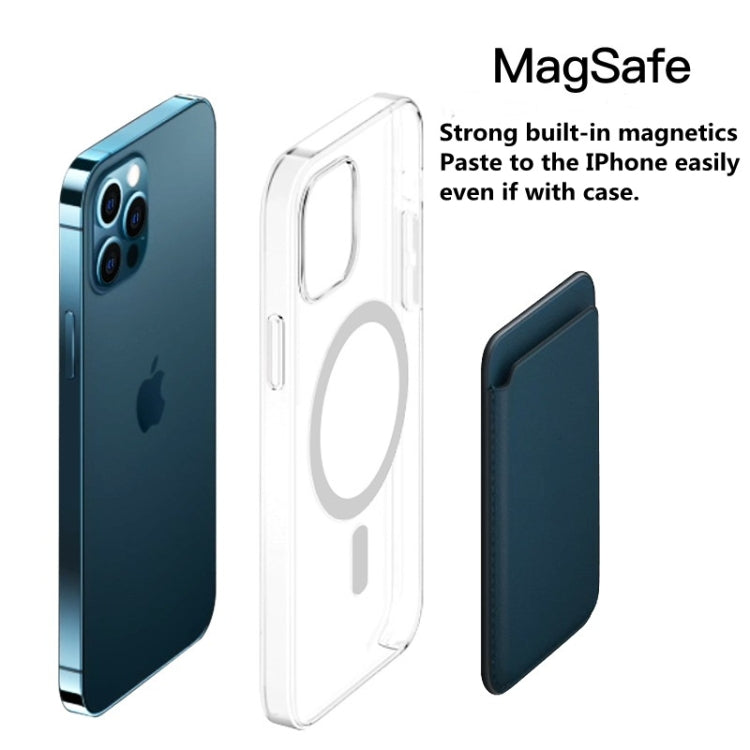 MagSafe Magnetic Leather Card Case Holster For iPhone