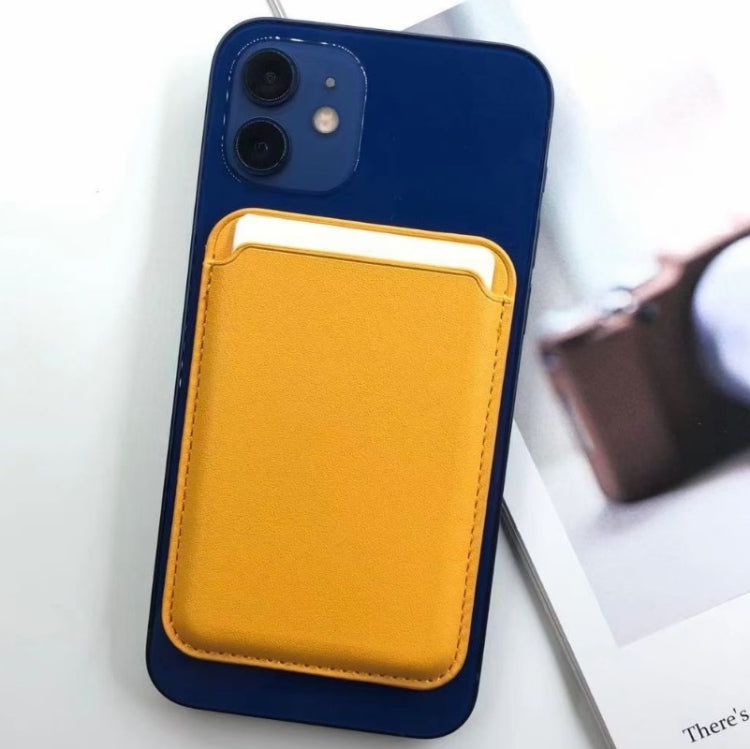 MagSafe Magnetic Leather Card Case Holster For iPhone