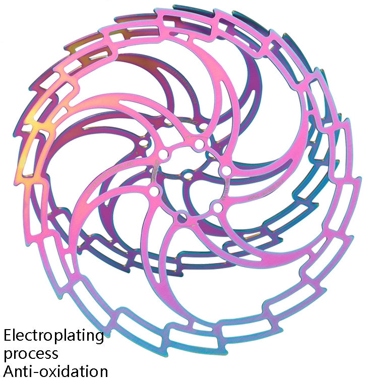 IIIPRO Bike Disc Mountain Bike Hollow Disc Dish Six Nail Brake Pad, Style: