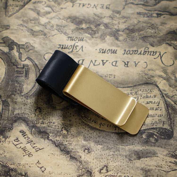 Vintage Notebook Leather Pen Clip Metal Pen Holder,Style: