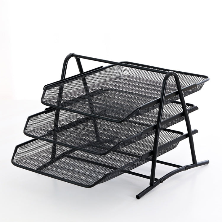 Net-Shaped File Rack Data Storage Frame Storage Rack Metal File Management Rack,Style: