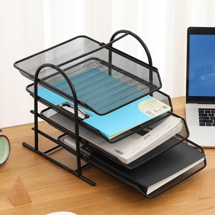 Net-Shaped File Rack Data Storage Frame Storage Rack Metal File Management Rack,Style: