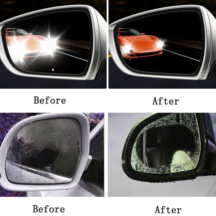 2pcs /Set Rainproof Anti-Fog And Anti-Reflective Film For Car Rearview Mirror