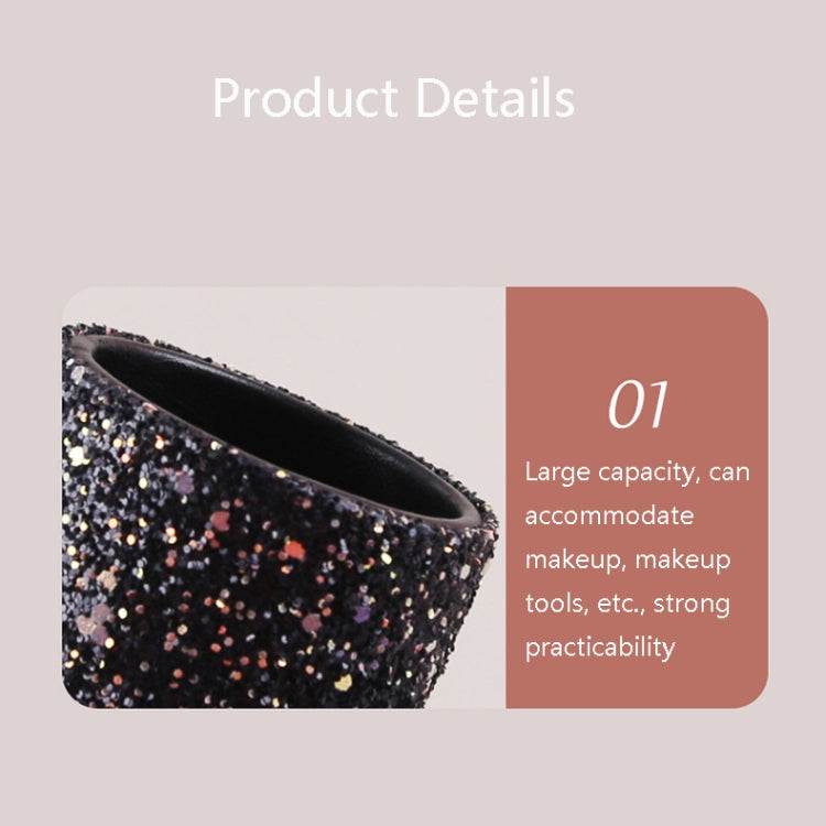 ZOREYA Makeup Tool Storage Box Makeup Brush Dustproof Storage Bucket