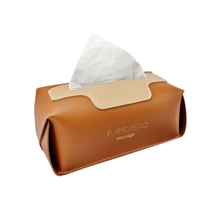 SJM0041 Car PU Paper Tissue Box Hotel Napkin Paper Box Toilet Paper Box
