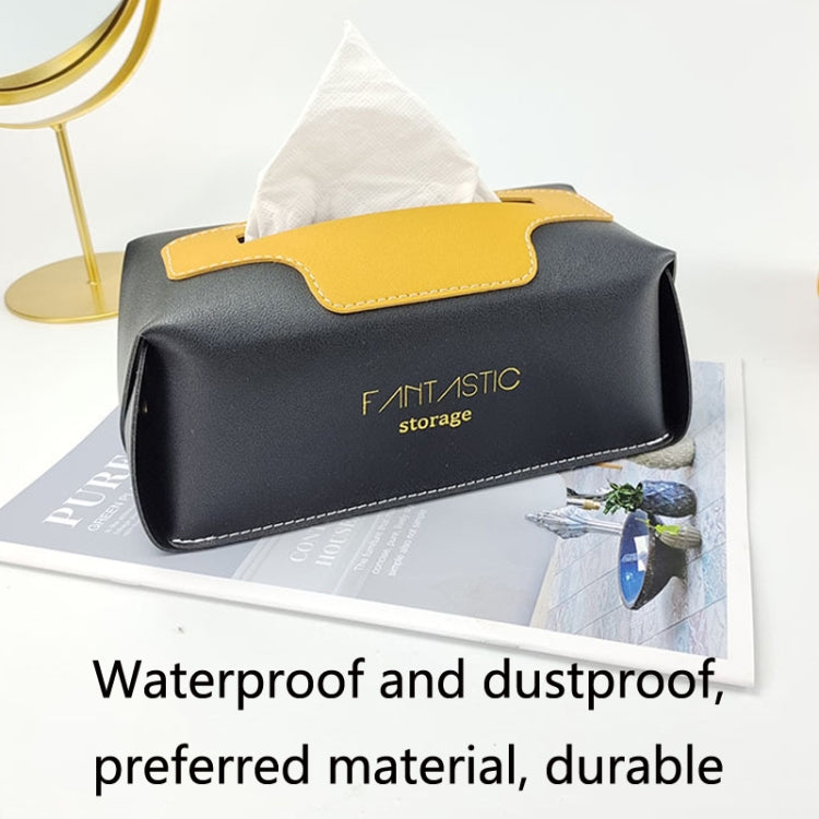 SJM0041 Car PU Paper Tissue Box Hotel Napkin Paper Box Toilet Paper Box