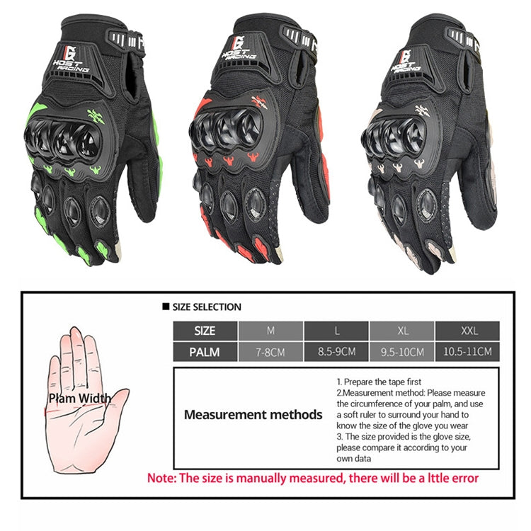 GHOST RACING GR-ST04 Motorcycle Gloves Anti-Fall Full Finger Riding Touch Gloves