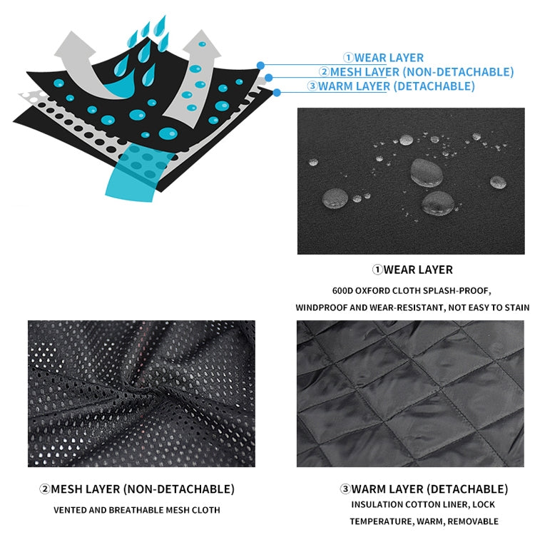 GHOST RACING GR-Y07 Motorcycle Cycling Jacket Four Seasons Locomotive Racing Anti-Fall Cloth