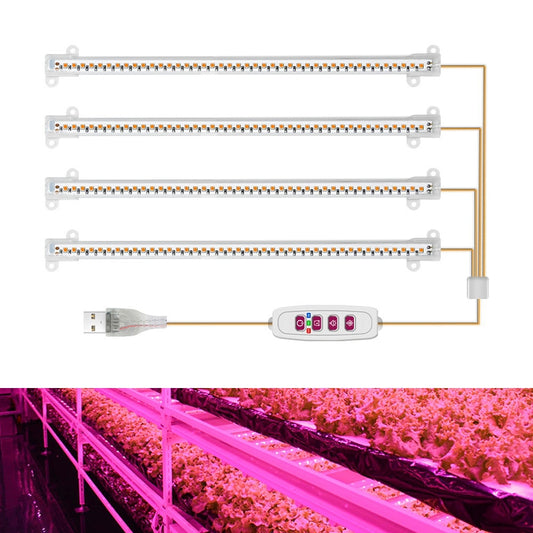 LED Plant Growth Lamp Time Potted Plant Intelligent Remote Control Cabinet Light, Style: