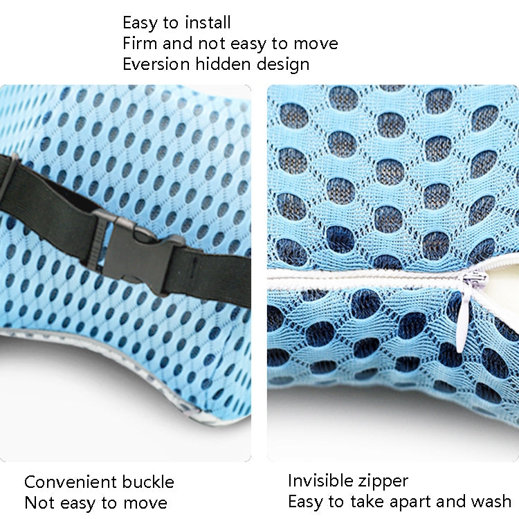 Car Supplies Lumbar Support Memory Foam Car Backrest Lumbar Cushion Seat Cushion Lumbar Pillow