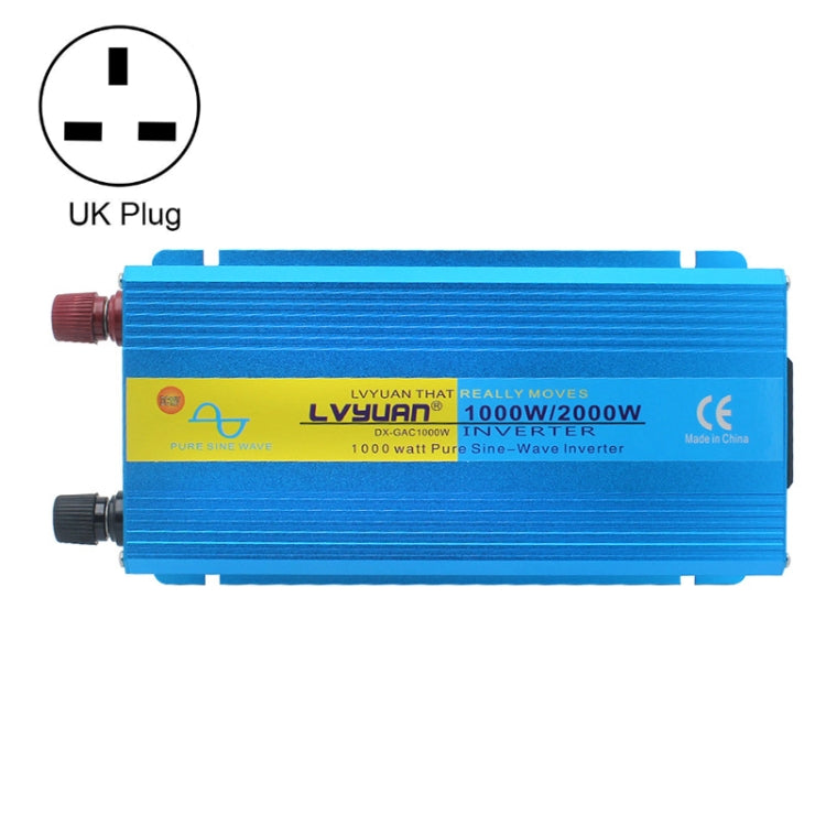 LVYUAN  2000W Car Home Pure Sine Wave Solar Inverter, 12V To 220V, 24V To 220V, 48V To 220V, 60V To 220V, 72V To 220V, 12V To 220V EU Plug, 12V To 220V UK Plug, 12V To 220V AU Plug
