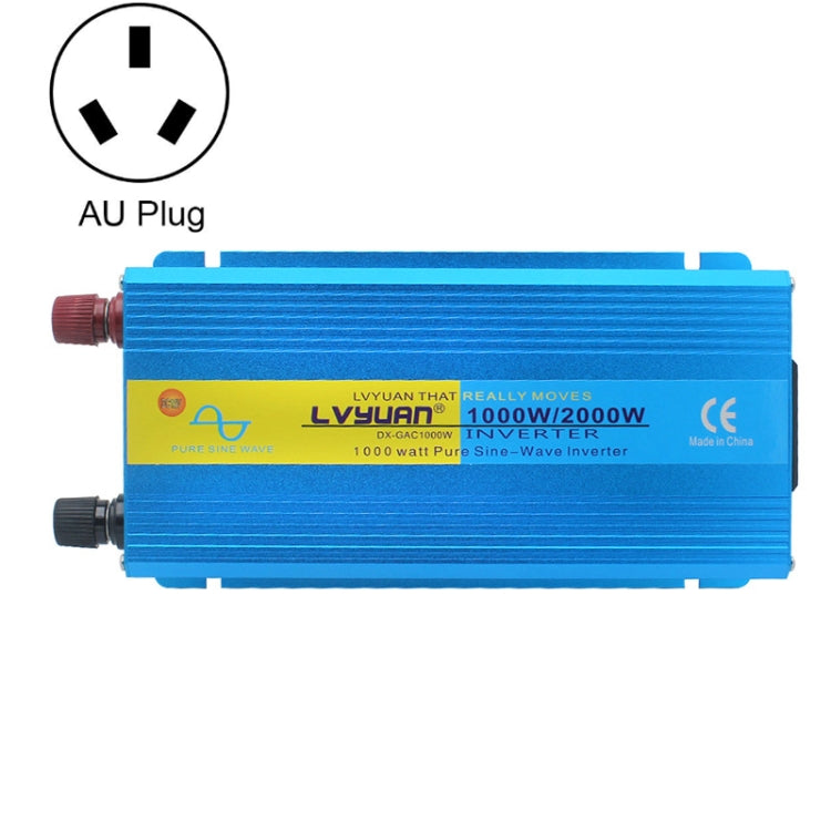 LVYUAN  2000W Car Home Pure Sine Wave Solar Inverter, 12V To 220V, 24V To 220V, 48V To 220V, 60V To 220V, 72V To 220V, 12V To 220V EU Plug, 12V To 220V UK Plug, 12V To 220V AU Plug