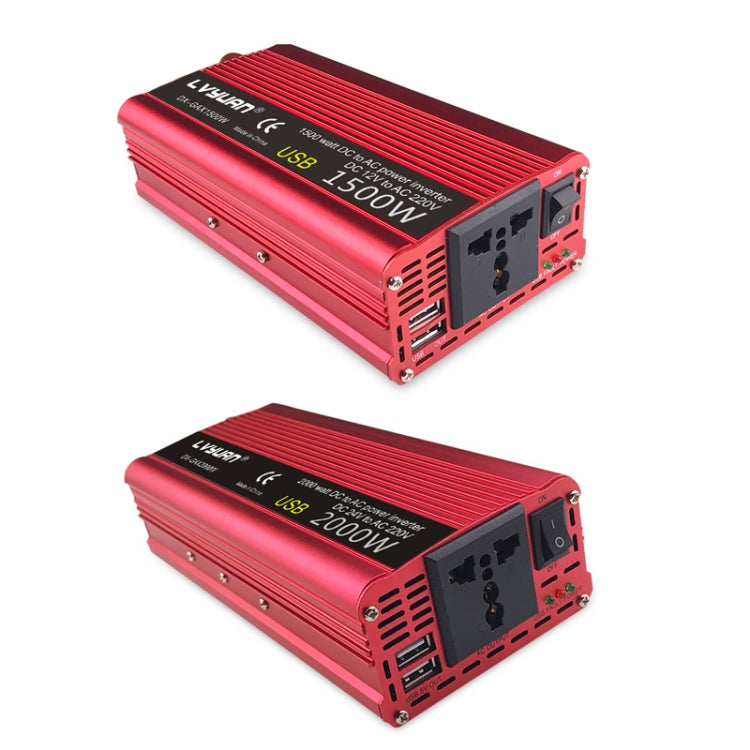 LVYUAN Car Inverter Dual USB Power Converter